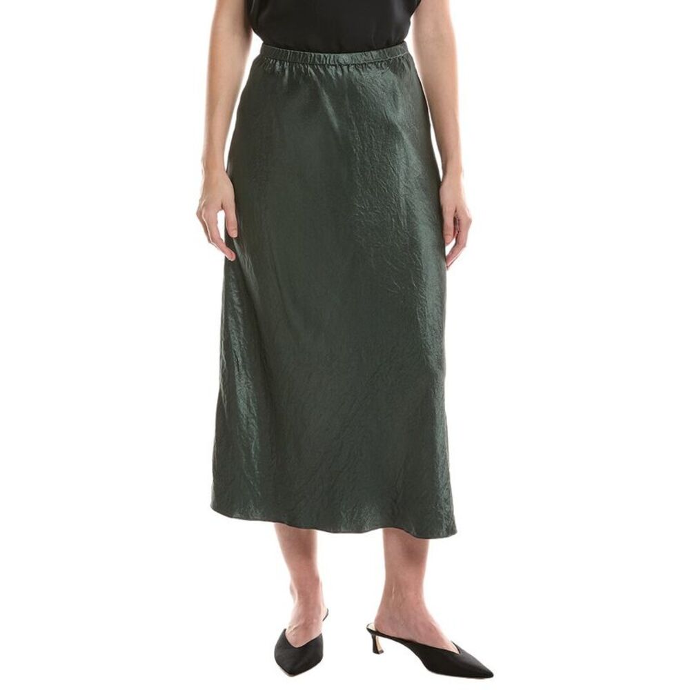 Eileen Fisher Womens  Bias Skirt, Green